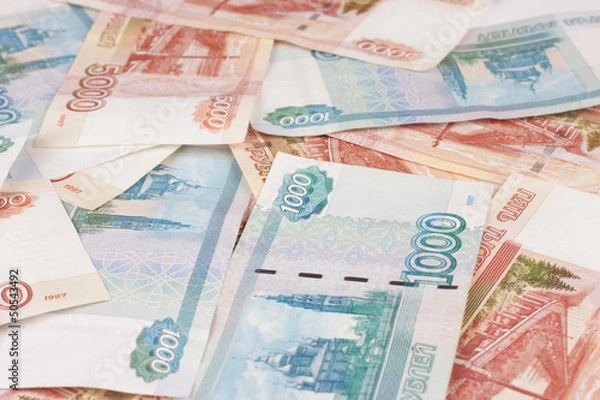 Obraz много денег