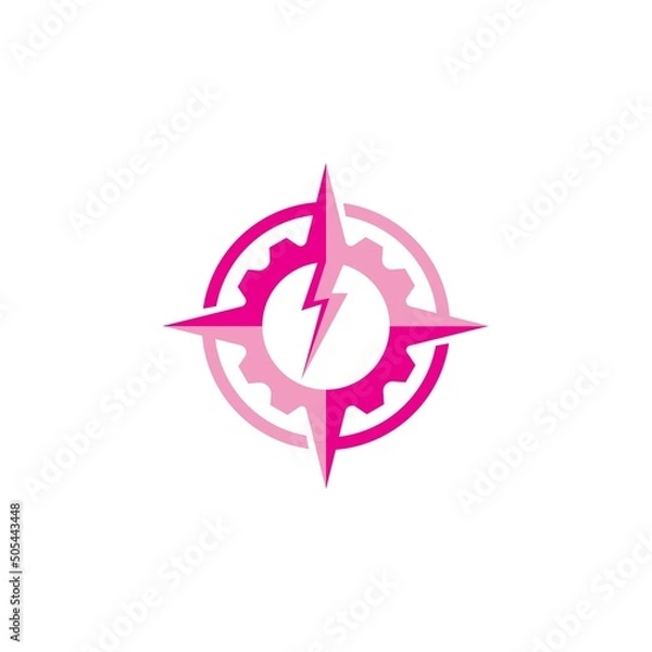 Obraz Compass Logo Template vector icon