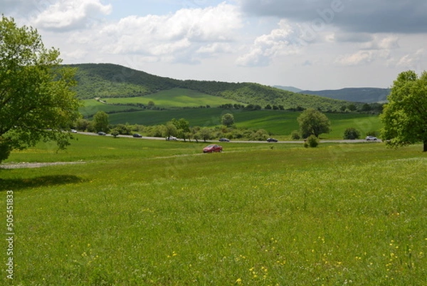Obraz landscape with a house