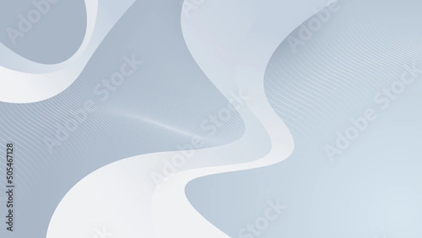 Obraz Gray Silver abstract vector background banner