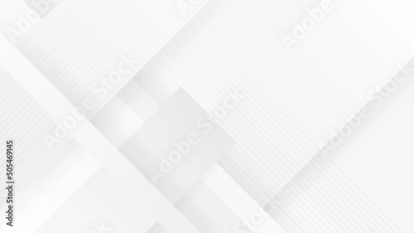 Fototapeta Modern simple white abstract modern background design. use for poster, template on web, backdrop