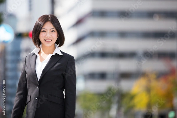 Fototapeta ビジネスウーマン　やる気