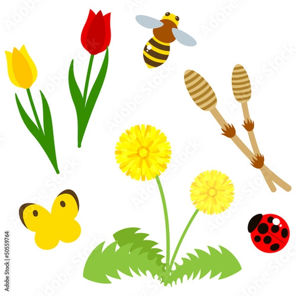 Obraz 春の生き物