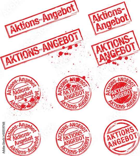 Obraz stempel_aktions_angebot
