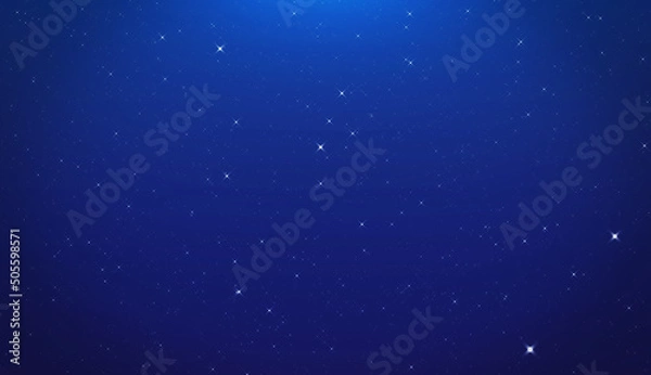 Fototapeta Night sky with stars sparkling background