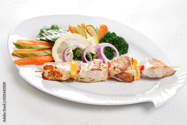 Obraz swordfish skewer