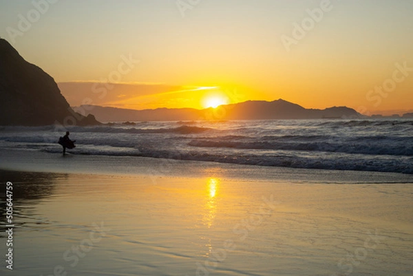 Obraz sunset on the beach