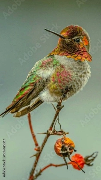 Obraz red backed shrike