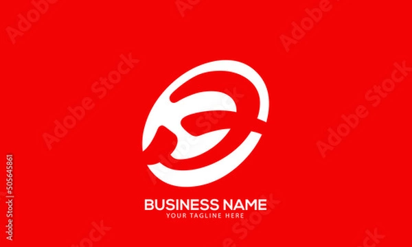 Obraz Alphabet DE or ED sharp sward creative monogram vector logo template