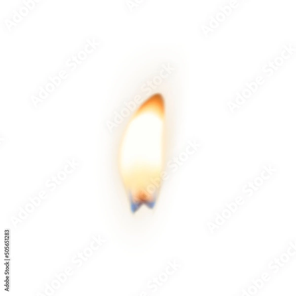 Obraz Candle flame Photoshop Overlay, Light photo, lighter effect, Halloween Christmas magic flame overlay, png