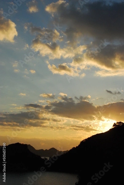 Obraz 海の夕暮れ