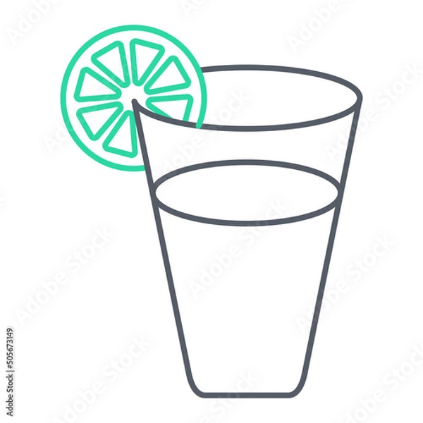 Fototapeta Lemonade Icon Design