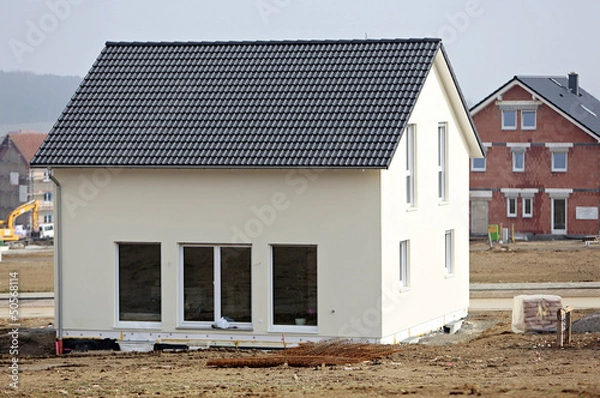 Obraz Fast fertiges Einfamilienhaus