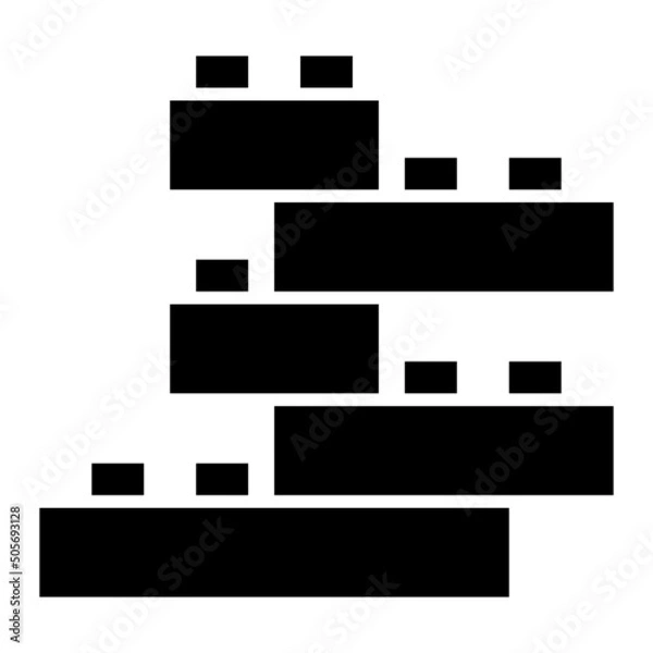 Fototapeta Blocks Icon