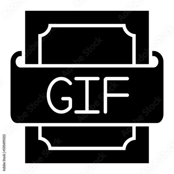 Obraz Gif Icon