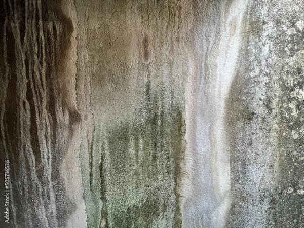 Obraz Rusty stain concrete wall background with copy space.