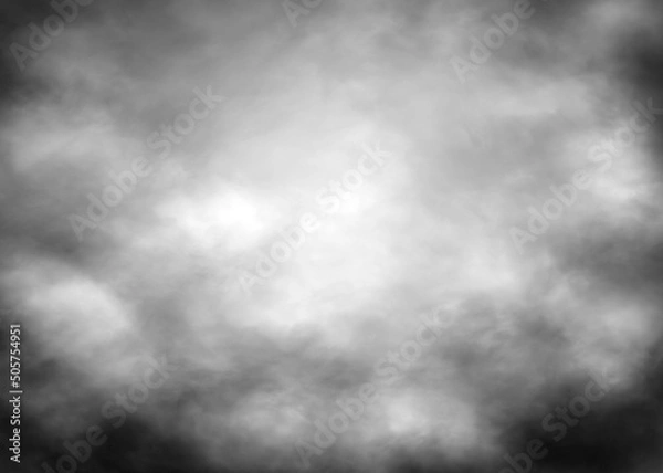 Fototapeta Spooky fog overlays, Halloween overlay, realistic smoke fog overlay, gothic, ghost, png