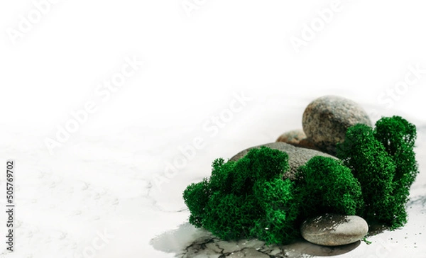 Obraz natural background for product presentation.