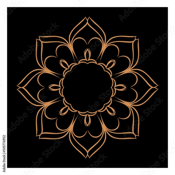 Obraz Vintage vector frame with floral elements for design of invitations, frames, menus, labels and websites, graphic elements for design of catalogs and photos, mirrors, brochures of cafes