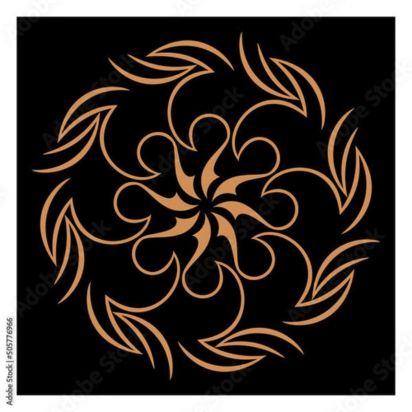 Obraz Amazing vector mandalas in different themes in oriental and western style for luxury logos, designs and coloring books