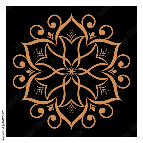 Obraz Amazing vector mandalas in different themes in oriental and western style for luxury logos, designs and coloring books