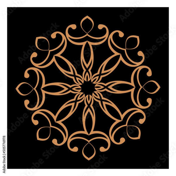 Obraz Amazing vector mandalas in different themes in oriental and western style for luxury logos, designs and coloring books