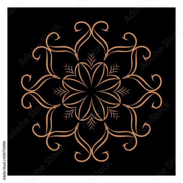 Obraz Amazing vector mandalas in different themes in oriental and western style for luxury logos, designs and coloring books