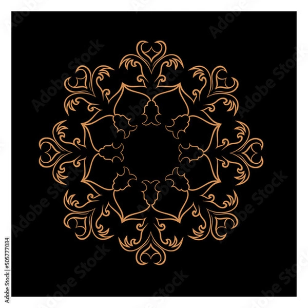 Obraz Amazing vector mandalas in different themes in oriental and western style for luxury logos, designs and coloring books