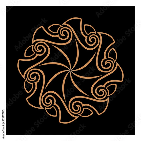 Obraz Amazing vector mandalas in different themes in oriental and western style for luxury logos, designs and coloring books