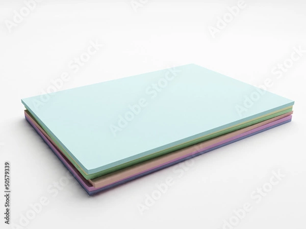 Fototapeta A stack of sheets for notes