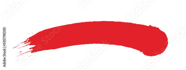 Fototapeta アナログタッチ素材：筆の質感　墨　インク　筆模様　波模様