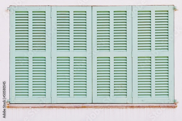 Obraz Grüne Fensterläden