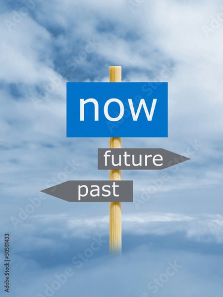 Fototapeta Now Past Future