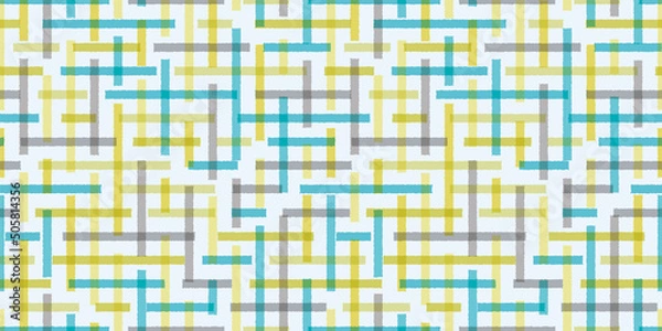 Obraz Geometric illustration background. Seamless pattern.Vector. 幾何学イラストパターン　背景素材