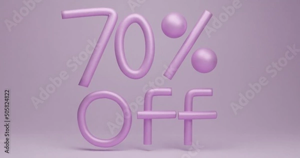 Obraz 3d rendered discount offer background premium image