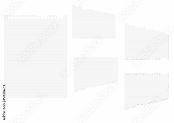 Fototapeta Notepad page