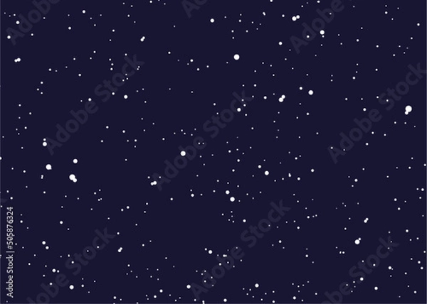 Obraz Night sky background - vector