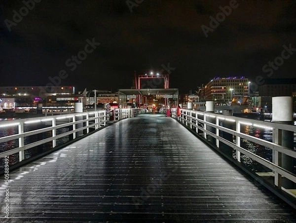 Fototapeta Night bridge