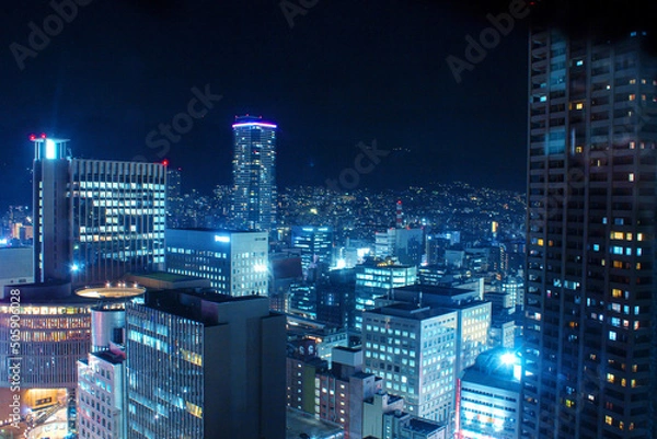 Obraz 神戸のビル街