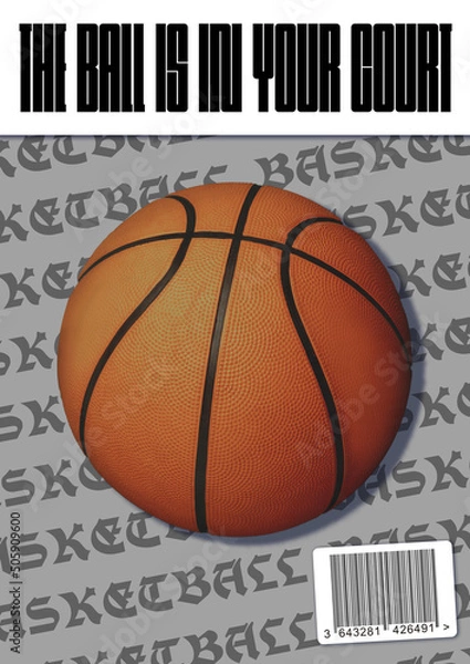 Obraz BASKETBALL 3D POSTER