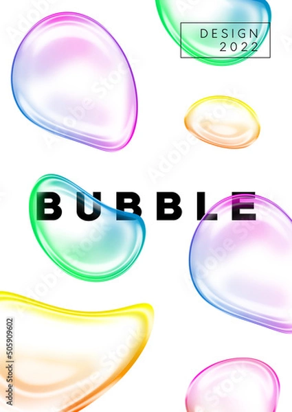 Obraz BUBBLE 3D POSTER