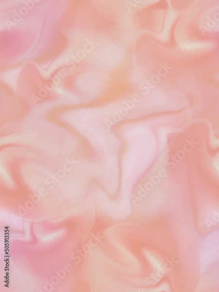 Fototapeta Seamless endless pattern of texture of silk fabric lying in waves. In colors with neon glow. Perfect for web, print and textile design projects.
