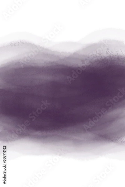 Fototapeta Colorful purple abstract watercolor background for textures backgrounds and web banners design, wedding template, poster, print
