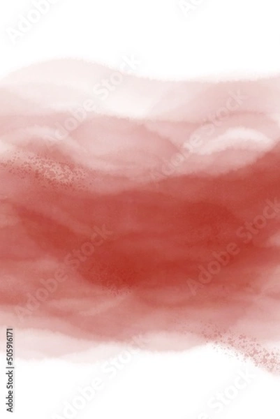 Fototapeta Colorful red abstract watercolor background for textures backgrounds and web banners design, wedding template, poster, print
