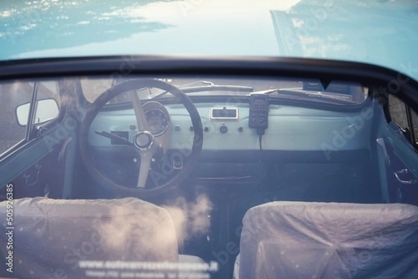 Obraz driving in the rain