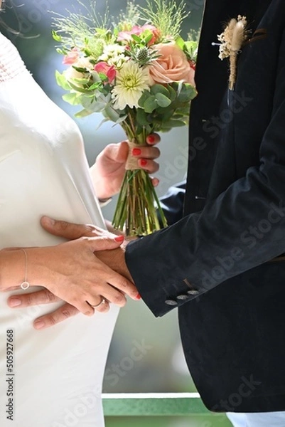 Obraz bride and groom