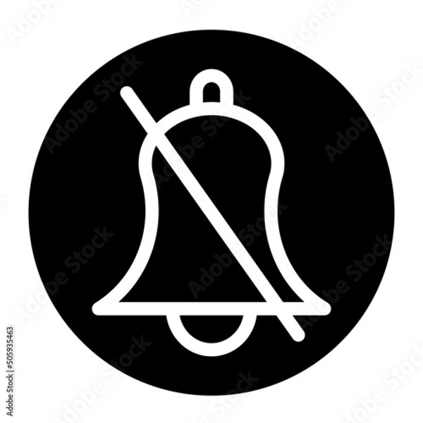 Fototapeta mute icon