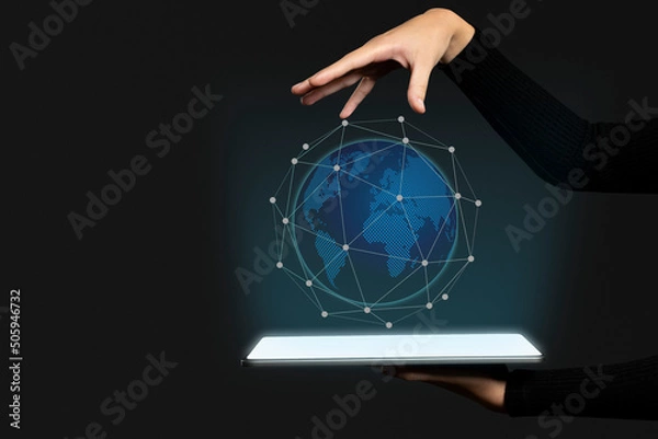 Obraz Global Network Connection
