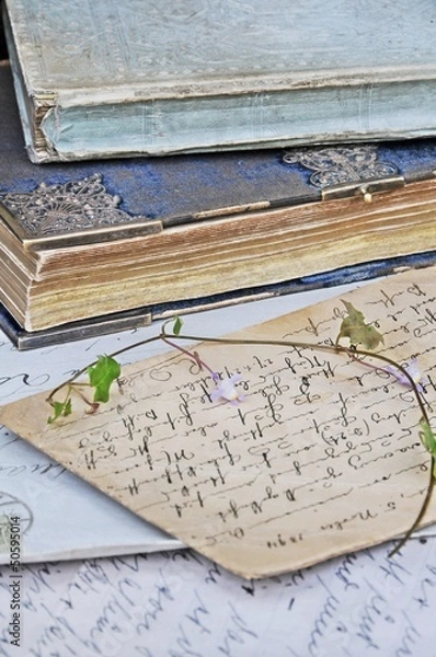 Obraz Antike Briefe und Bücher