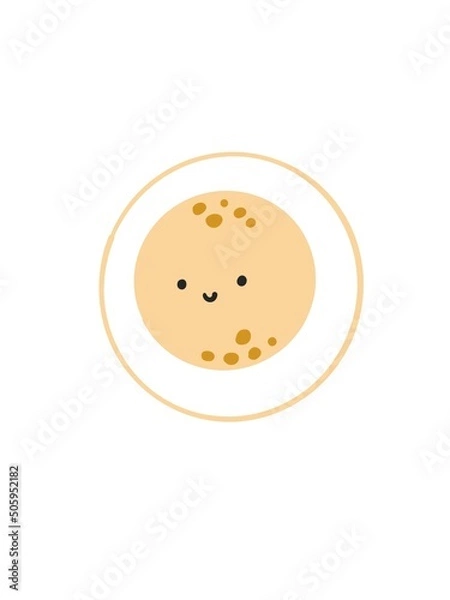 Fototapeta cute space planet